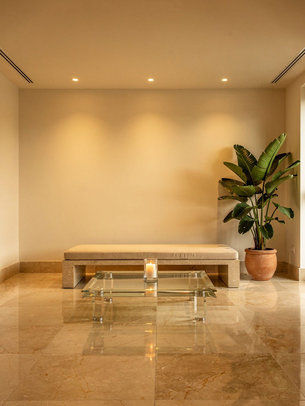 Viora Spa bekleme salonu ve dinlenme alanı